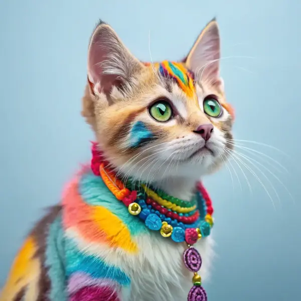人工智能生成的太空猫